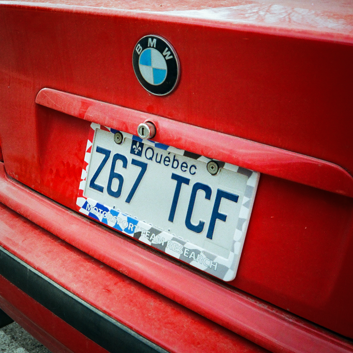 TEAM RESEARCH PLATE FRAME