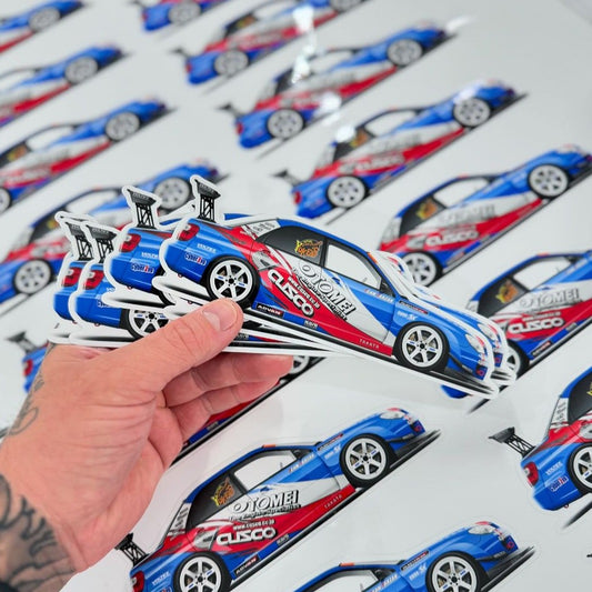 TOMEI CUSCO IMPREZA STI TIME ATTACK 7" STICKER