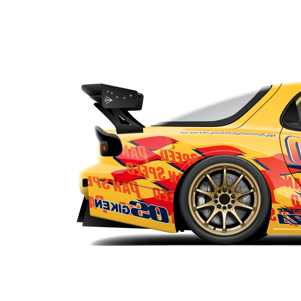 PANSPEED RX-7 TIME ATTACK PRINT