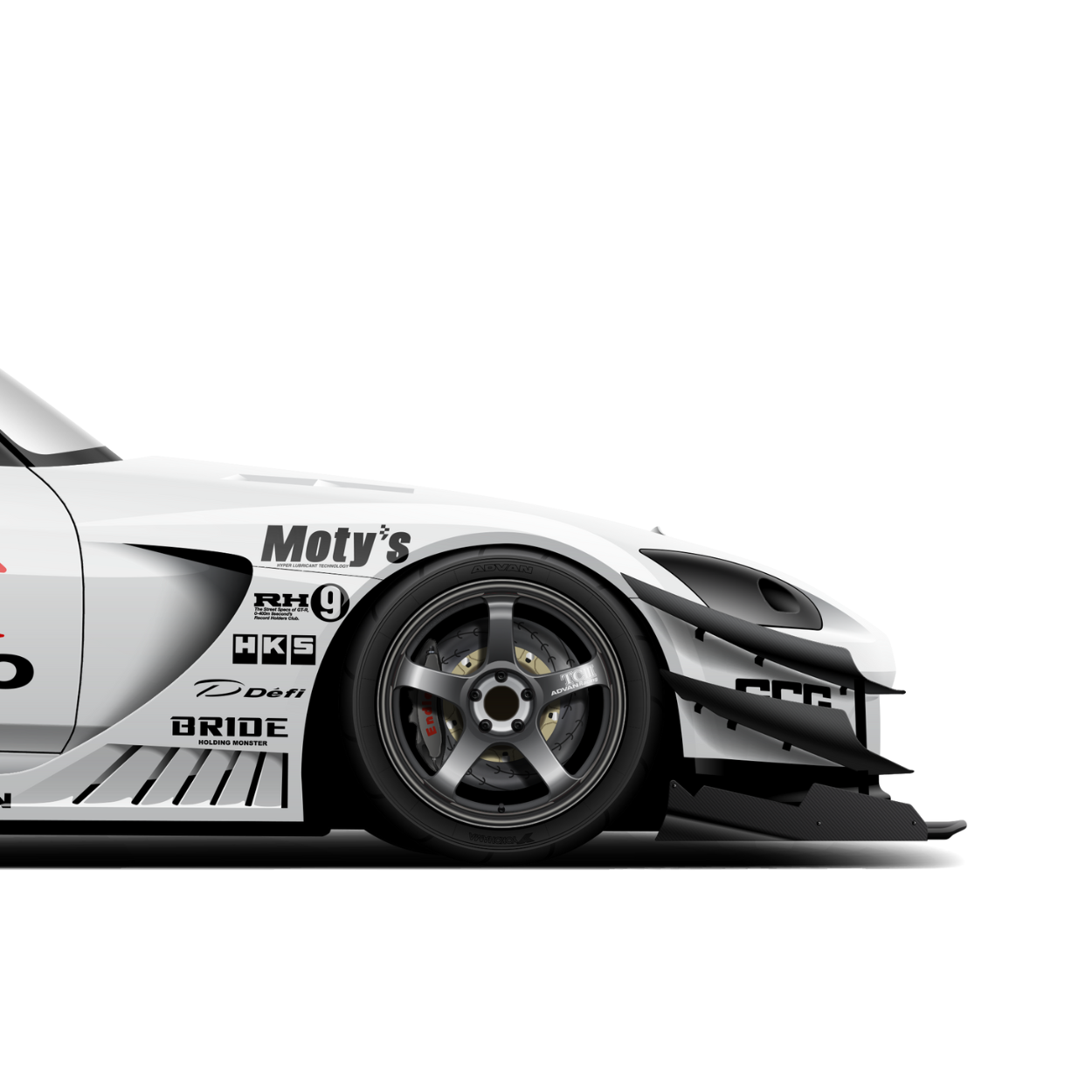 TOP FUEL HONDA S 2000 TIME ATTACK PRINT