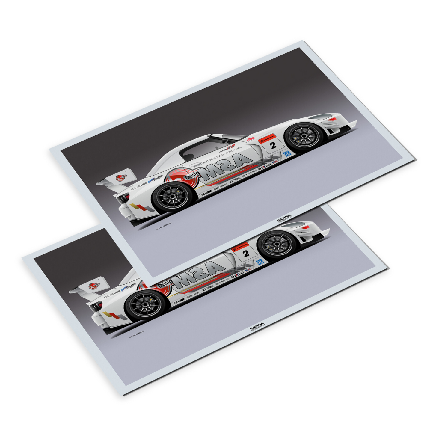 HONDA S 2000 ASM TIME ATTACK PRINT