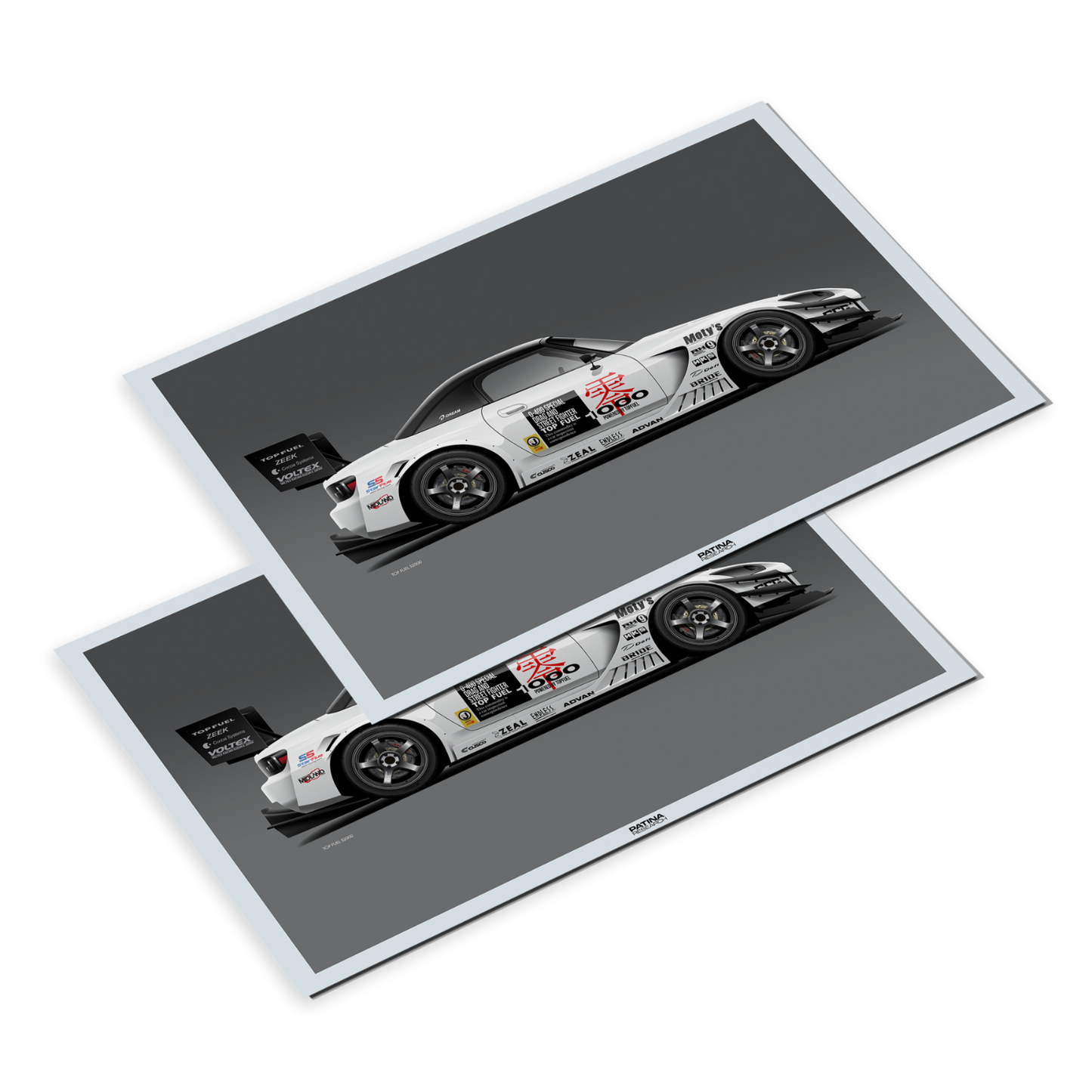 TOP FUEL HONDA S 2000 TIME ATTACK PRINT