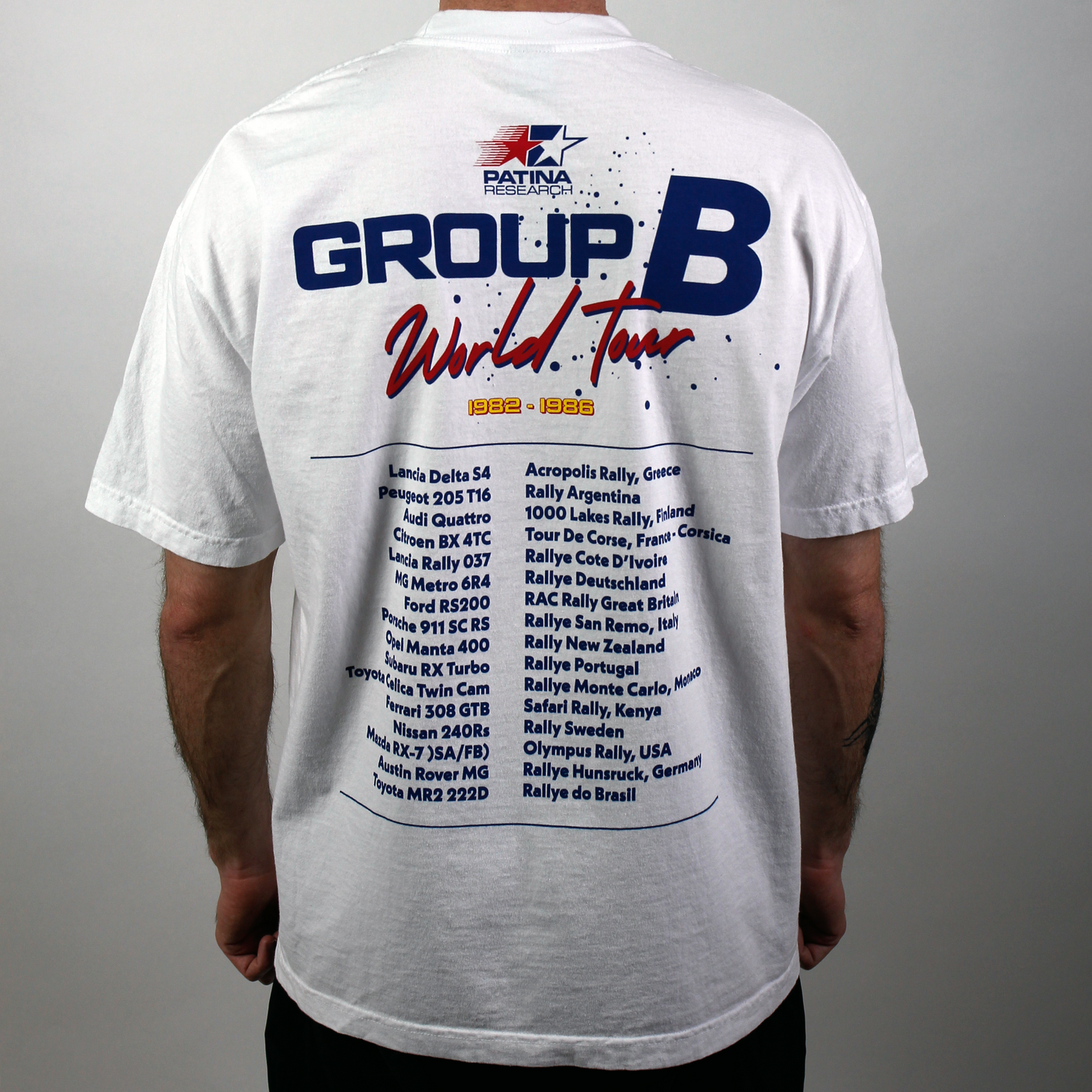 PRGROUPB WORLD TOUR RALLY T-SHIRT