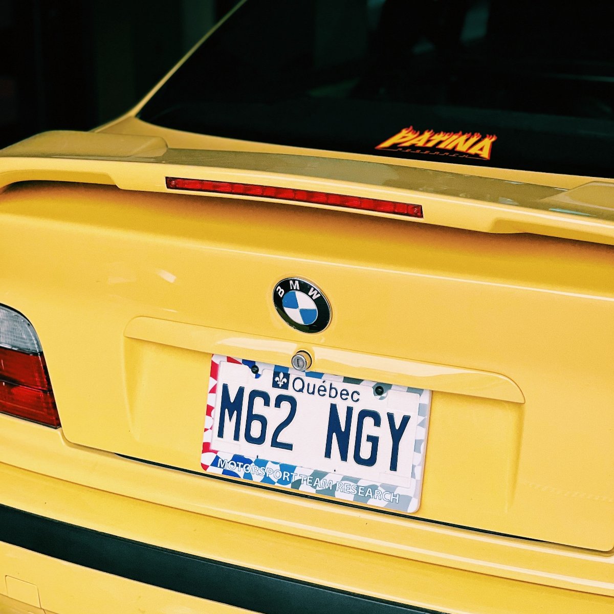 TEAM RESEARCH PLATE FRAME