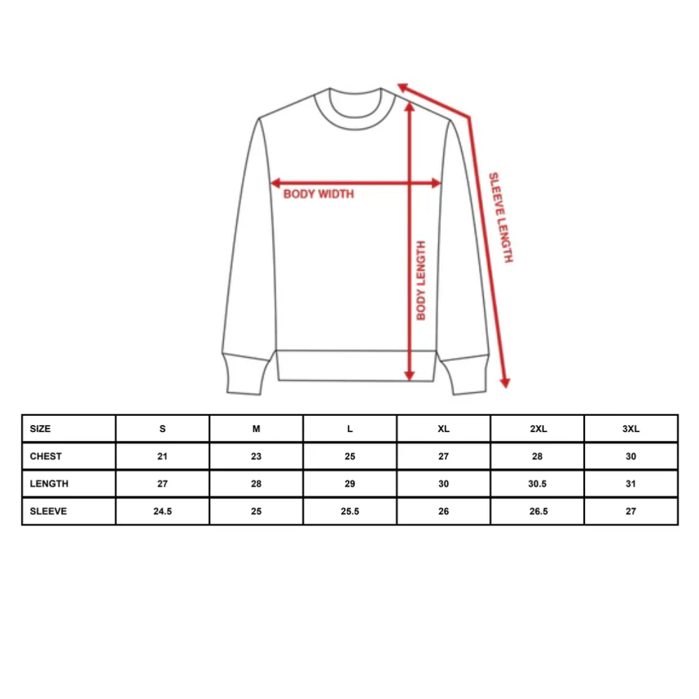 PRRAISEHELL BEAR HEAVYWEIGHT CREWNECK