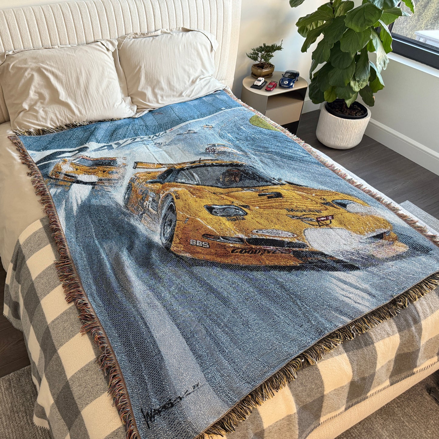 C5R corvette Woven Blanket