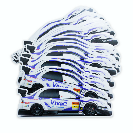 VIVAC ESCORT EVOLUTION IX  7" STICKER