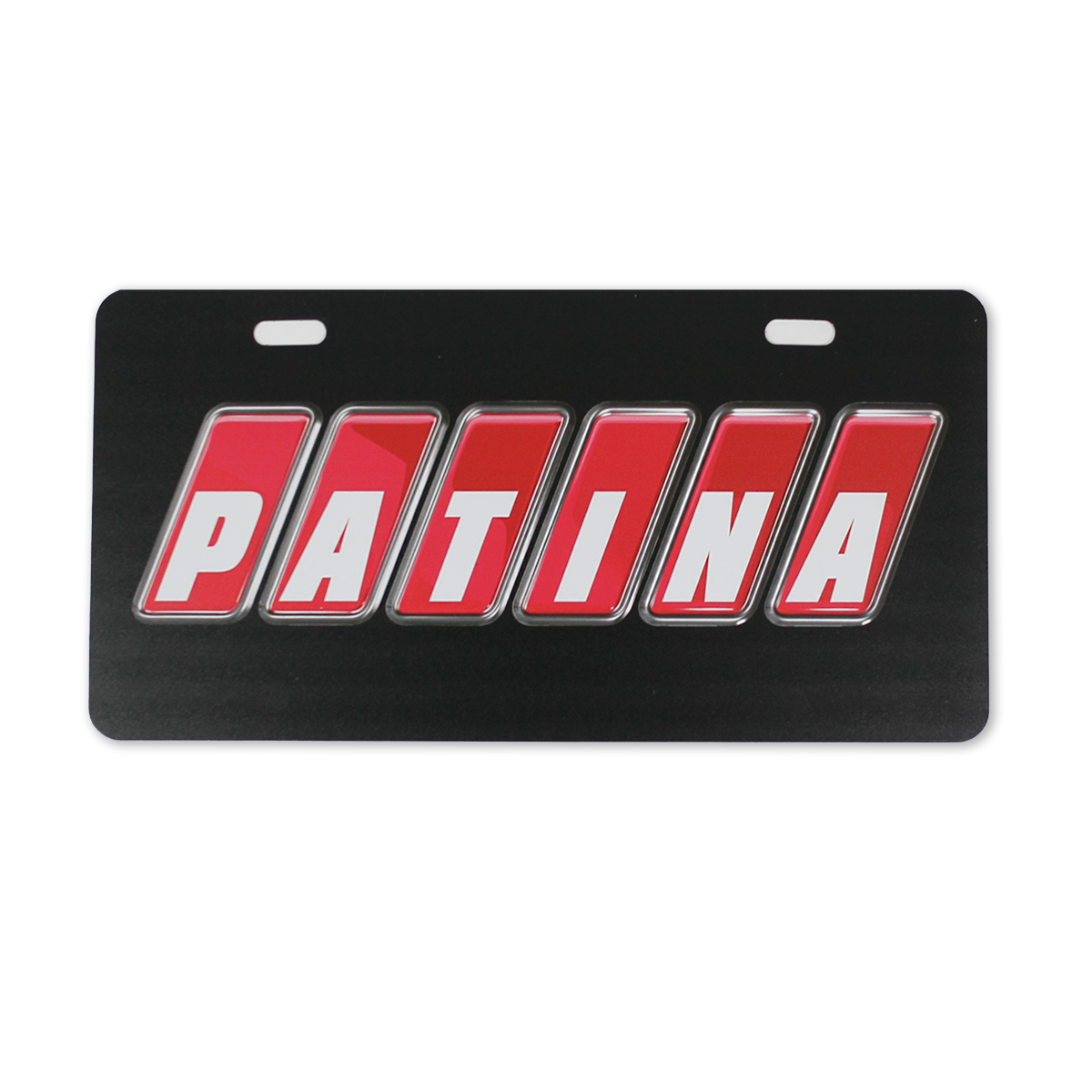 SPEED PATINA NUMBER PLATE