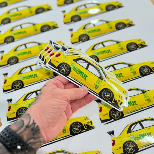 JUN SUPER LEMON 7" STICKER