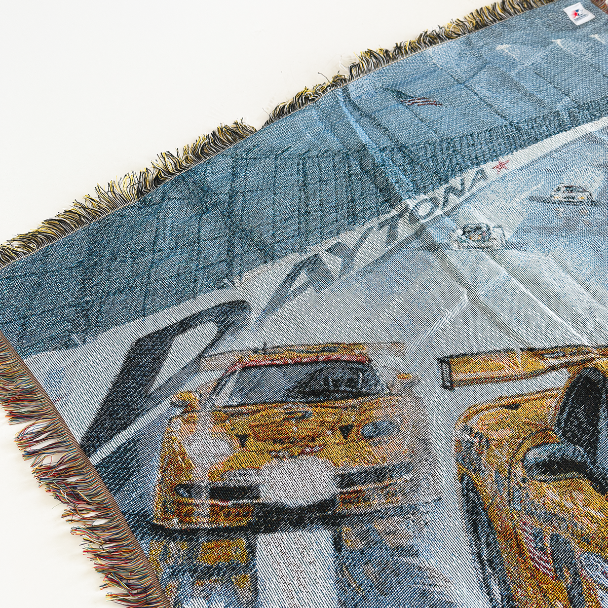 C5R corvette Woven Blanket