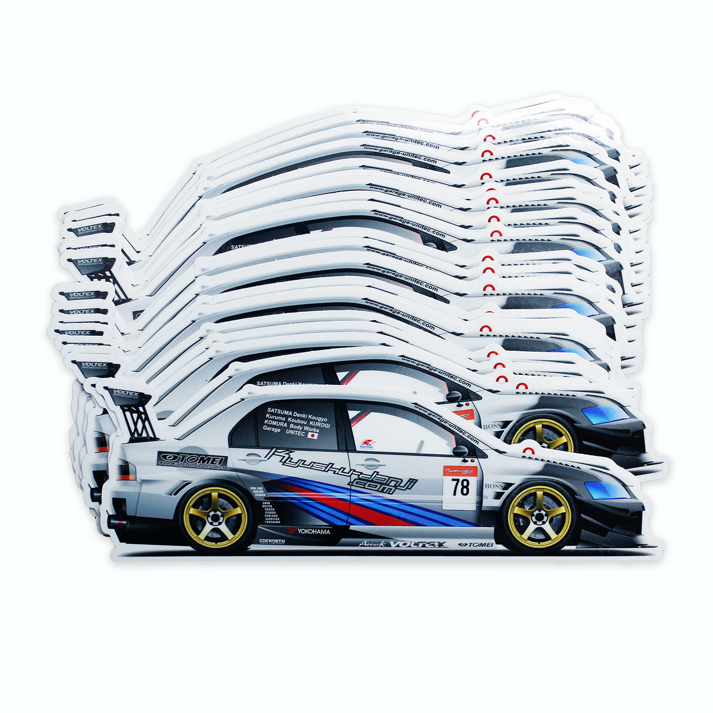 KYUSHU DANJI EVO 7" STICKER