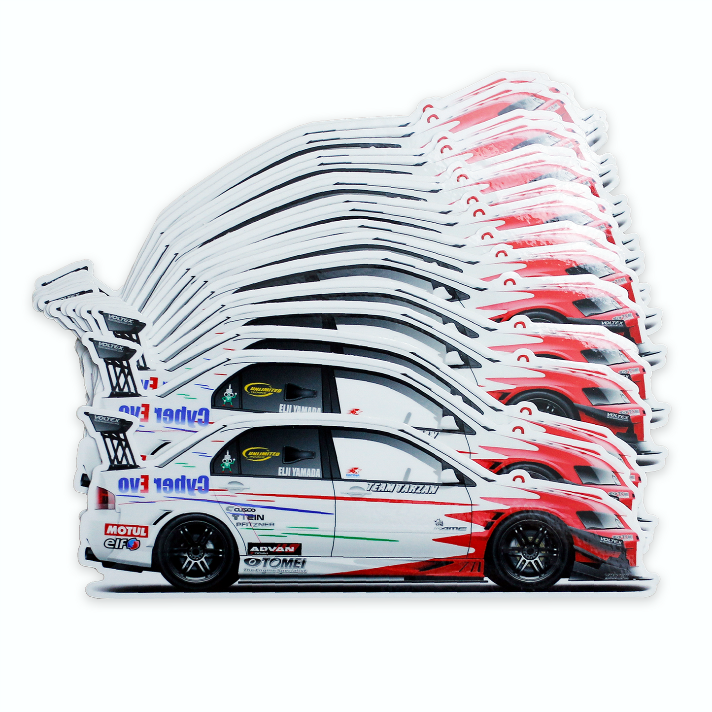CYBER EVO 7" STICKER