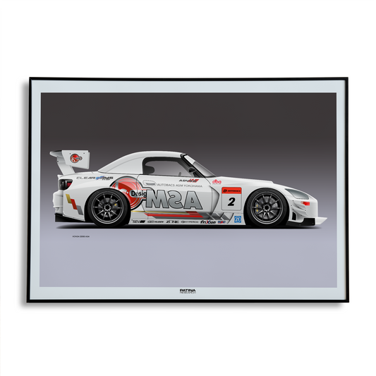HONDA S 2000 ASM TIME ATTACK PRINT