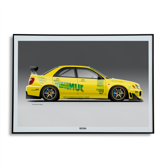 JUN SUPER LEMON SUBARU WRX PRINT