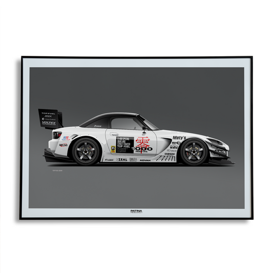 TOP FUEL HONDA S 2000 TIME ATTACK PRINT