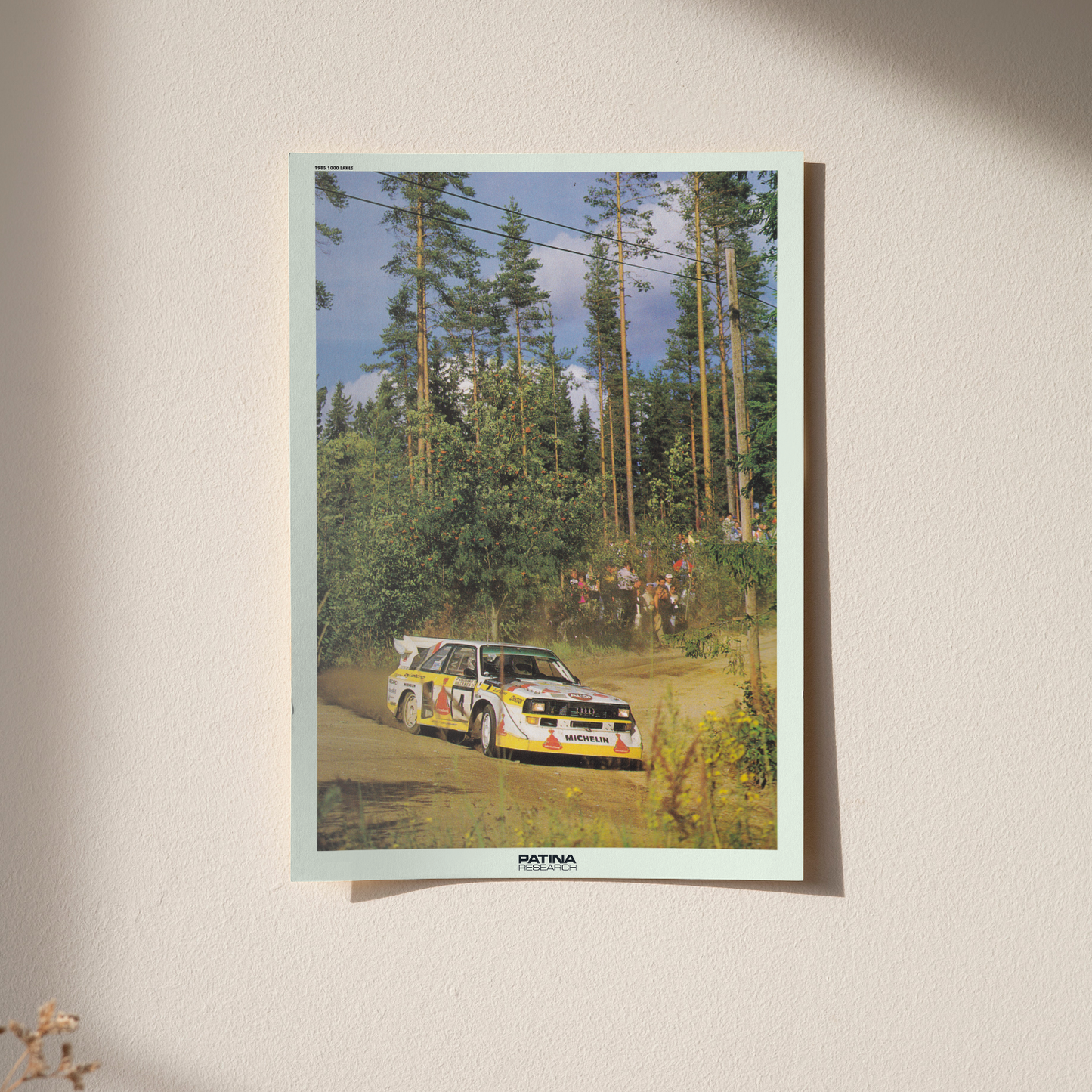 1985 1000 LAKES AUDI S 1 GROUP B PRINT