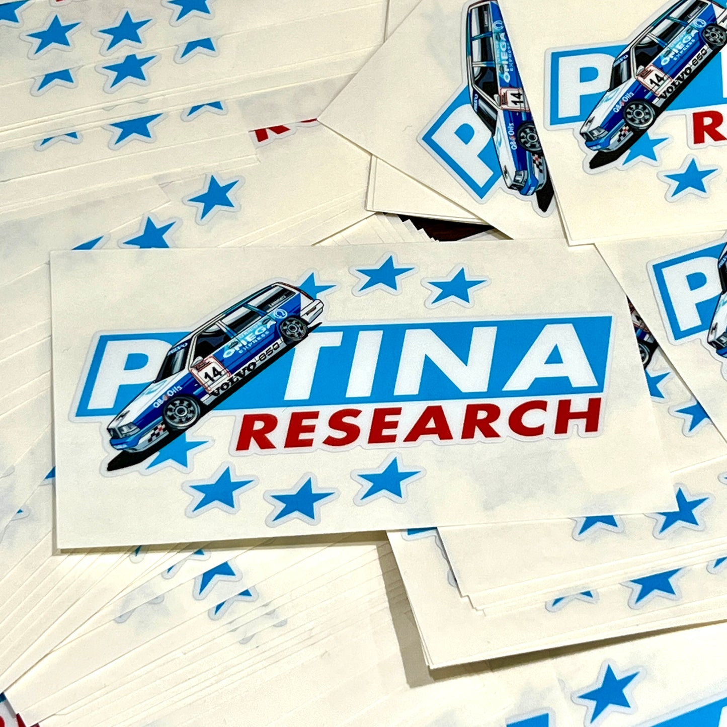 PR 850 DIE CUT 8 INCH STICKER