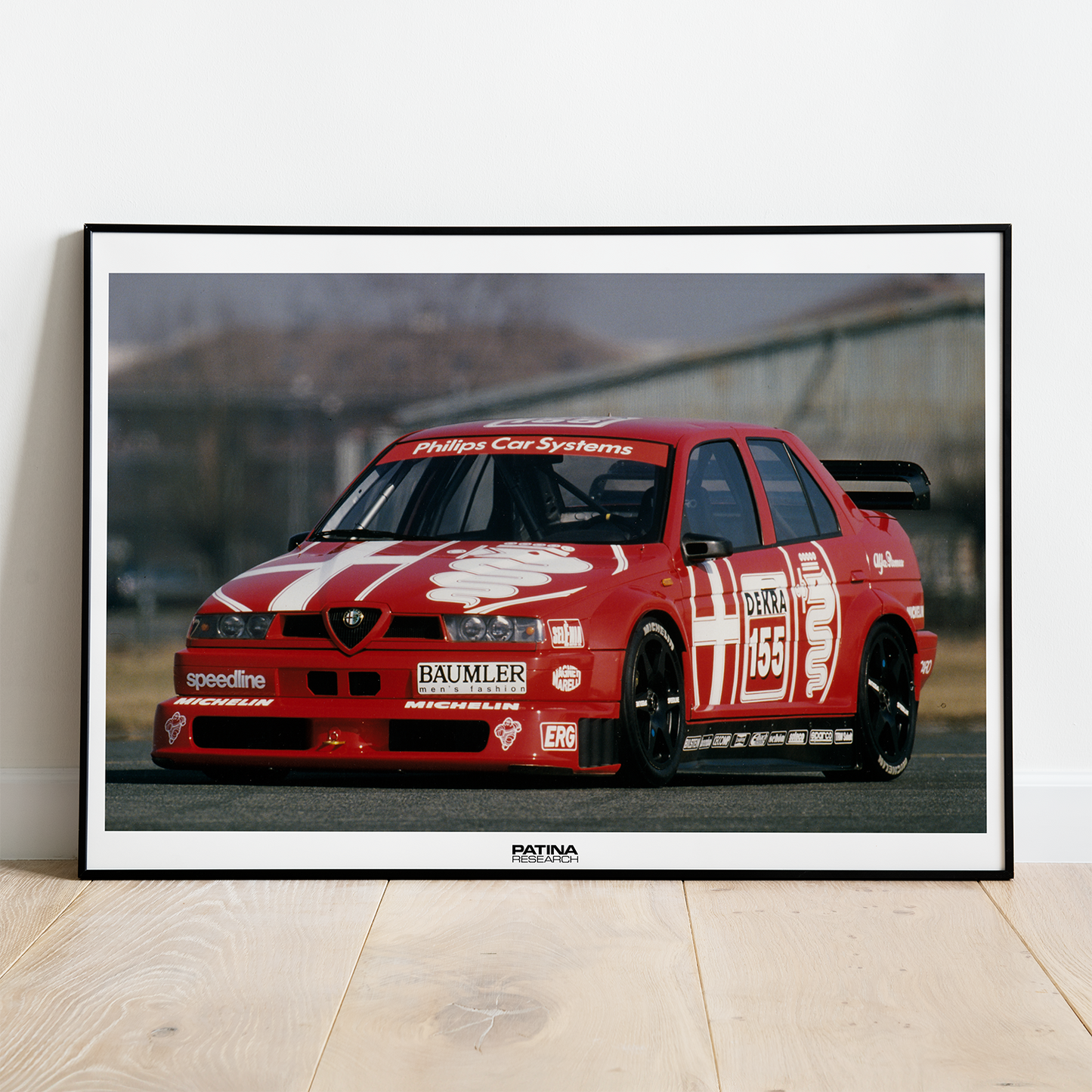 ALFA 155 TI V 6 DTM POSTER