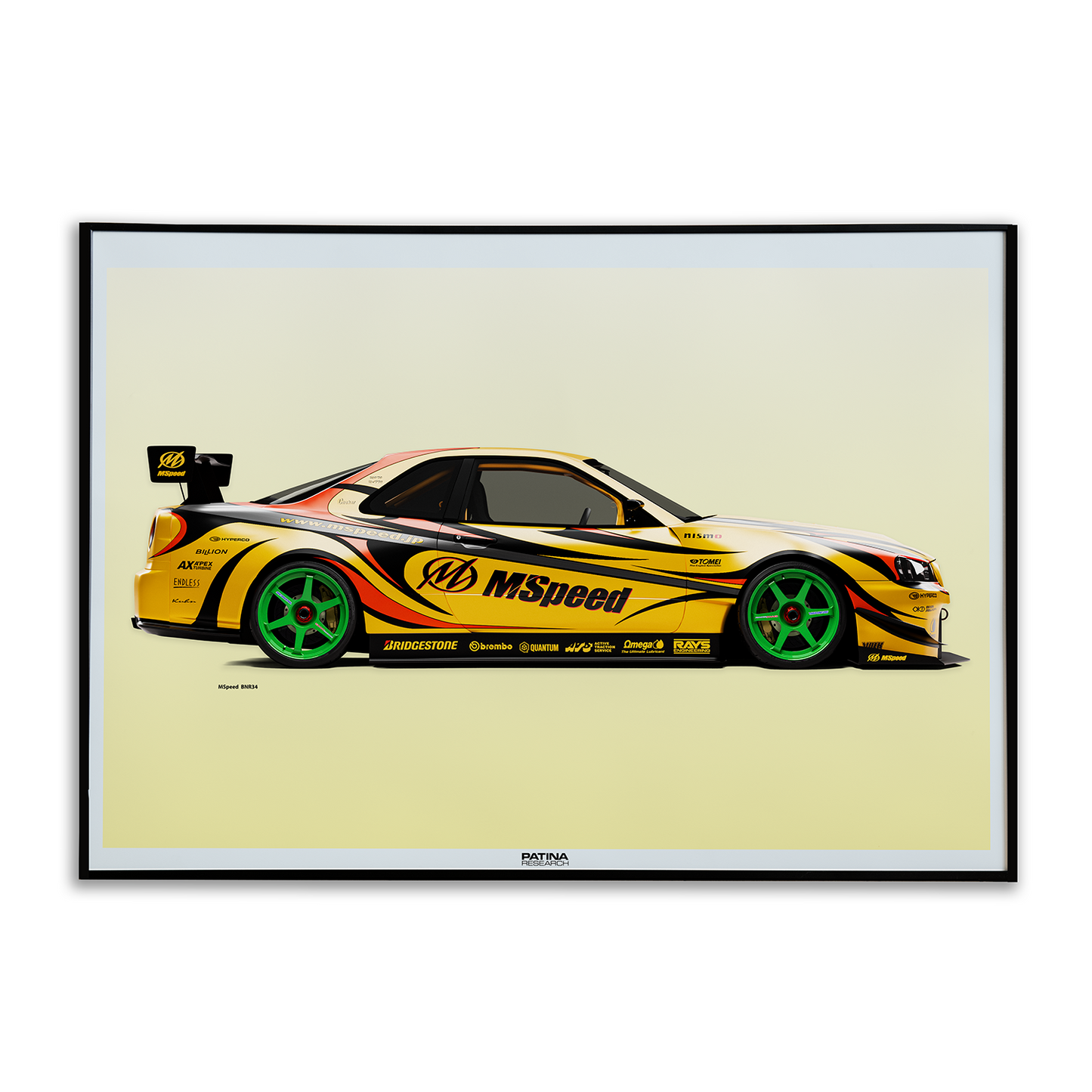 Mspeed Nissan R34 GT-R PRINT