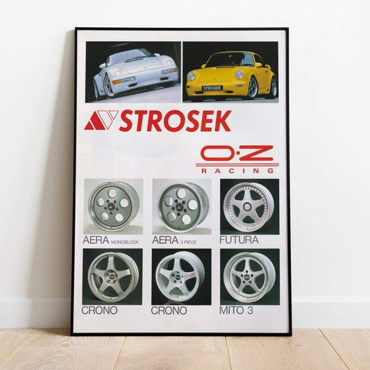 OZ STROSEK WHEELS POSTER