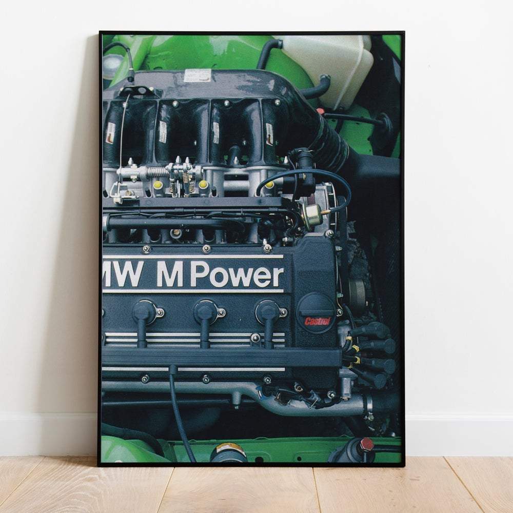 BMW S 14 ENGINE POSTER