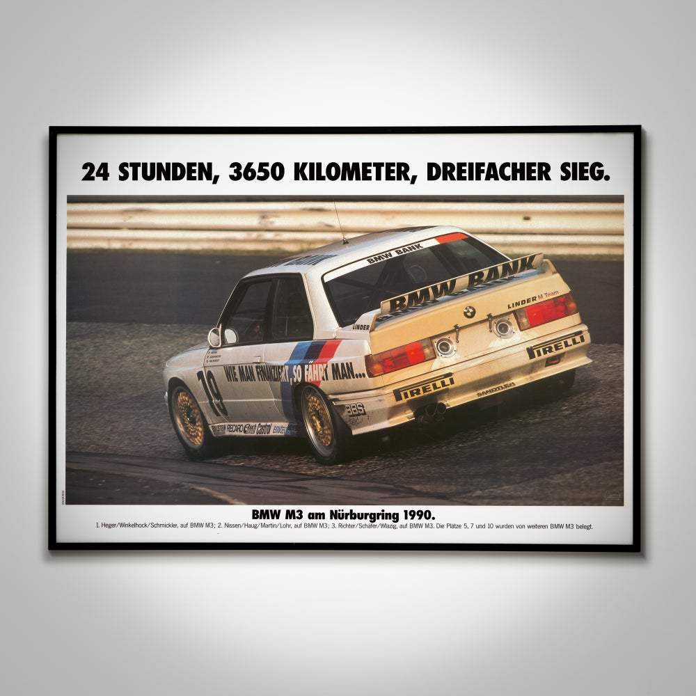 24 STUNDEN BMW POSTER