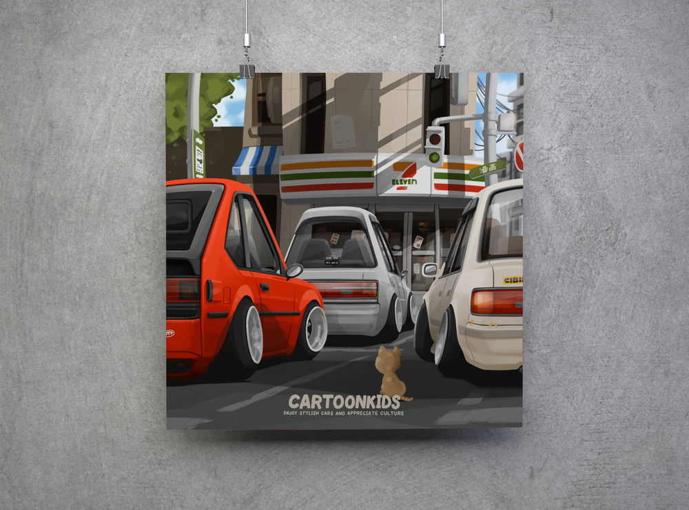 The 7/11 Meet up By "Cartoonkids" poster