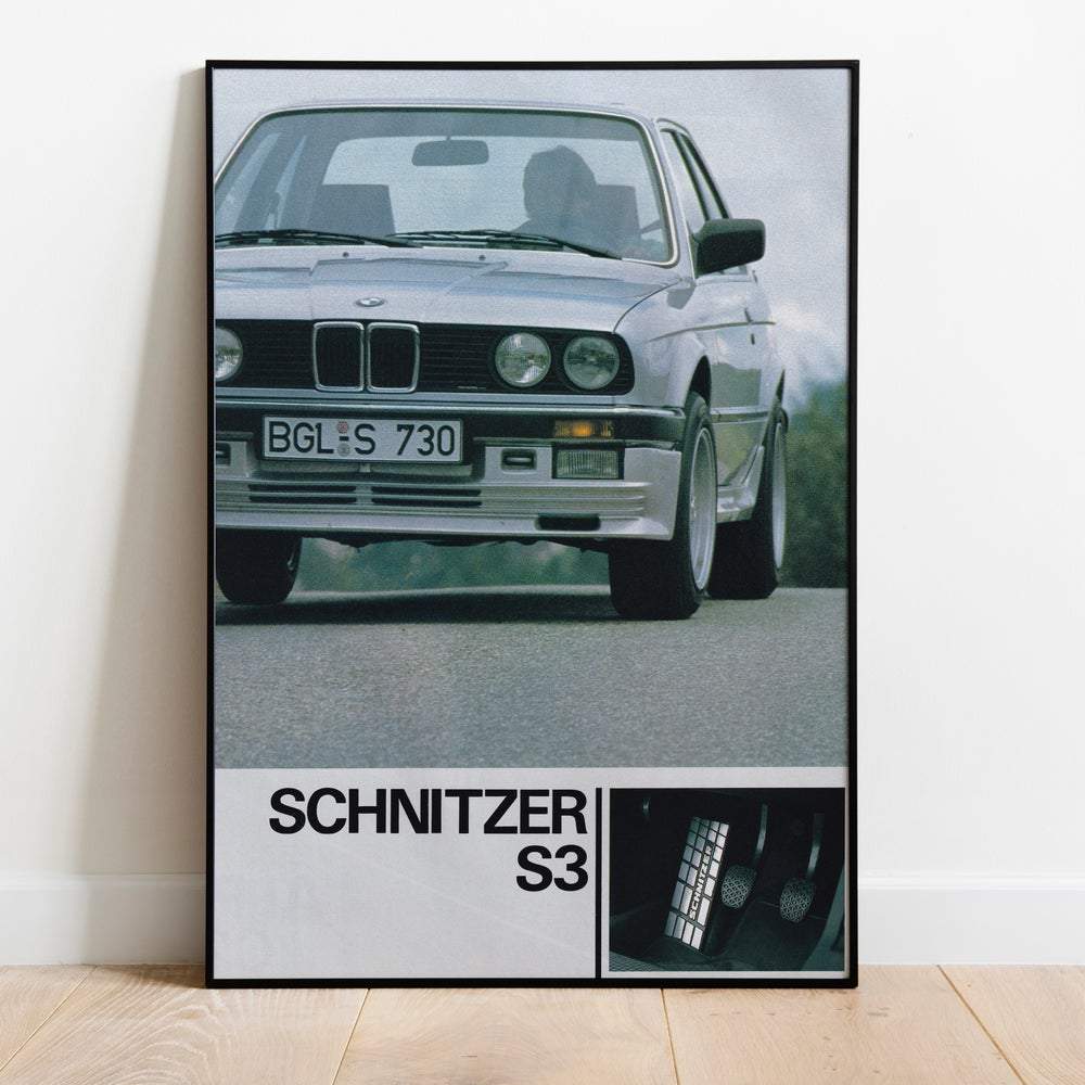 arm Ingeniører Barry BMW e30 Ac Schnitzer s3 poster – Patina Handle