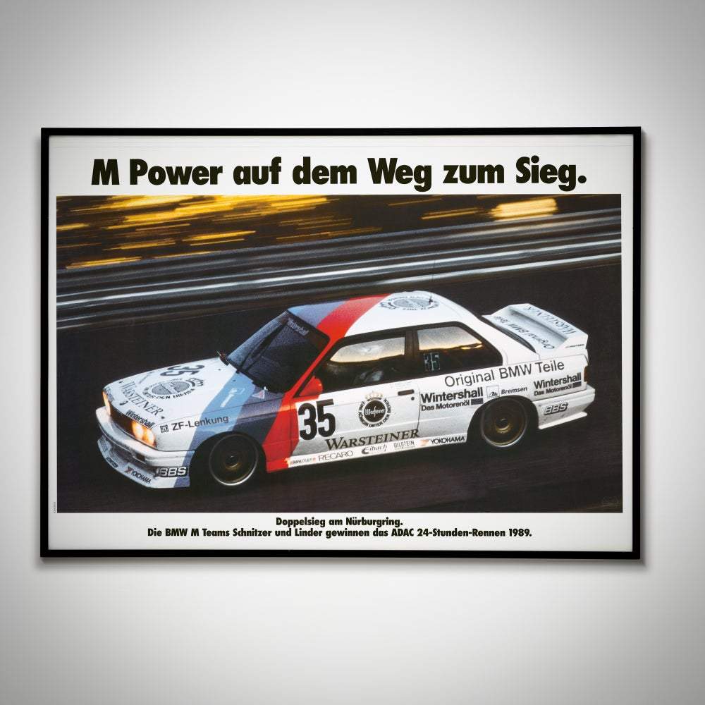 BMW E 30 M 3 M POWER POSTER