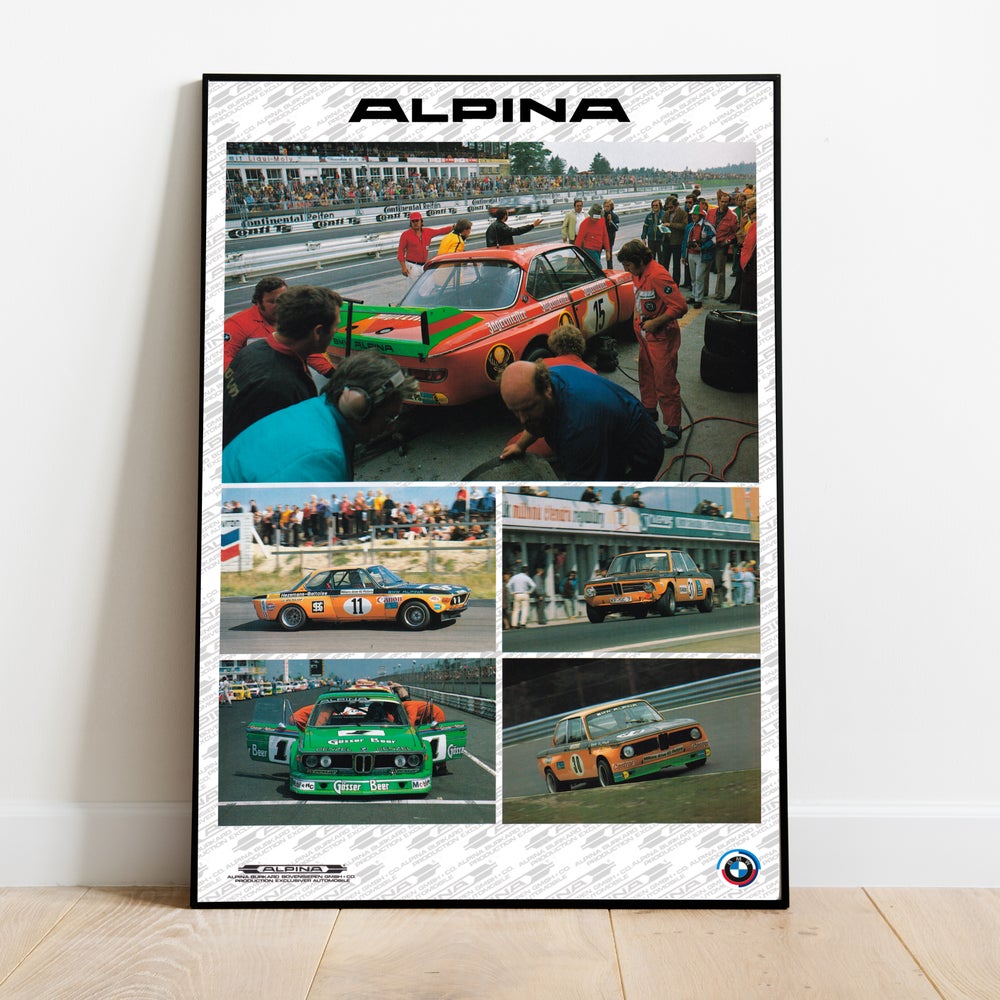 BMW ALPINA HISTORY POSTER