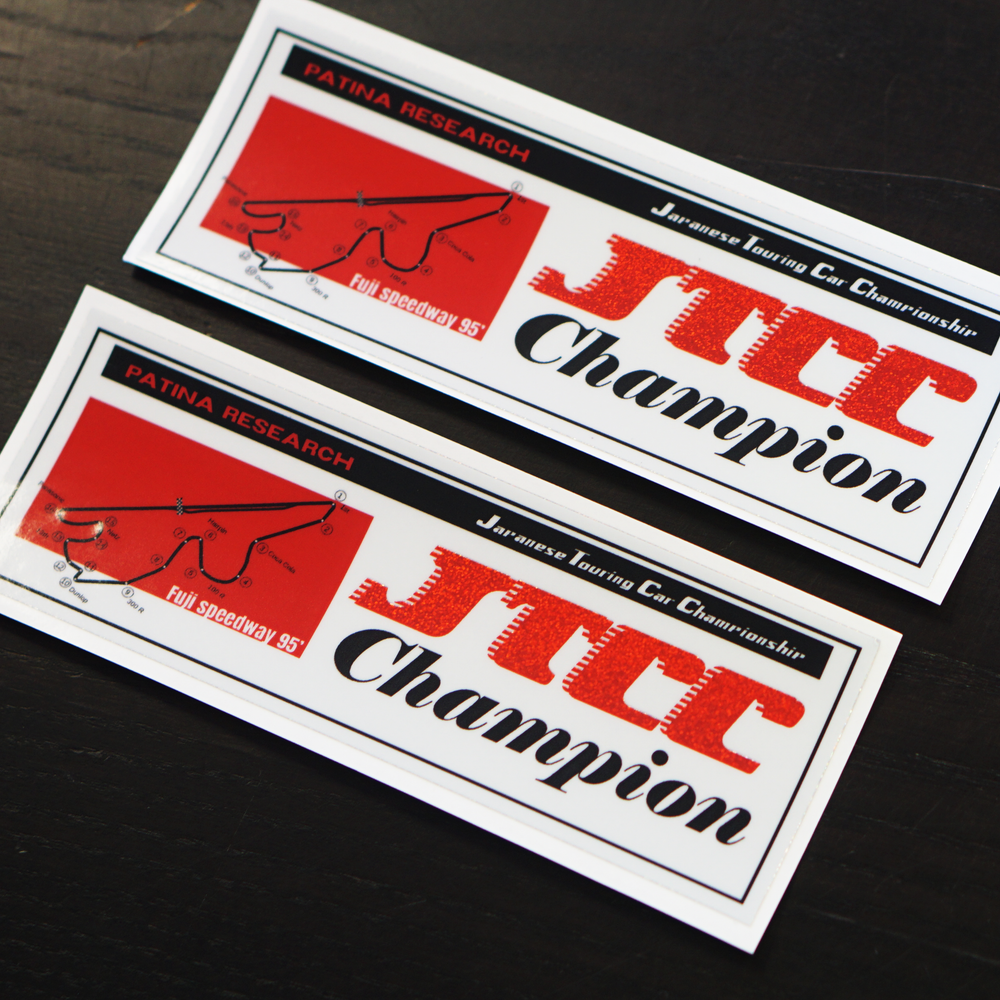 JTCC CHAMPION 7" STICKER