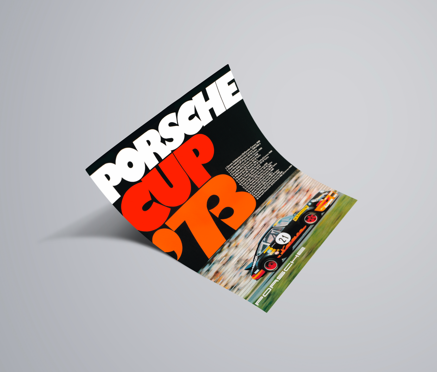 PORSCHE CUP '73 POSTER