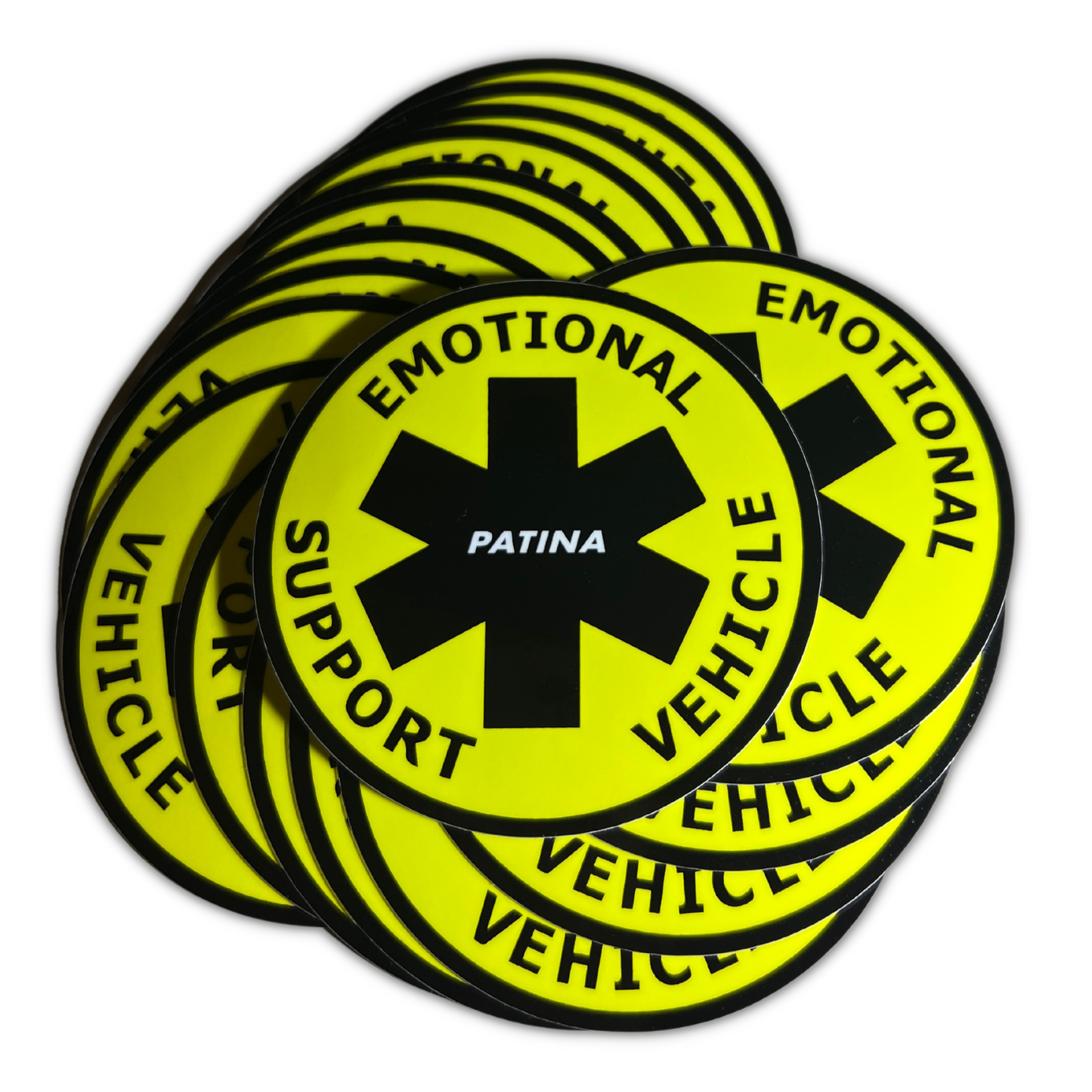EMOTIONAL SUPPORT 4" STICKER
