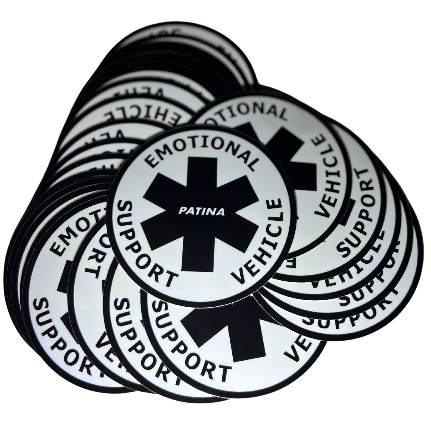 EMOTIONAL SUPPORT 4" STICKER