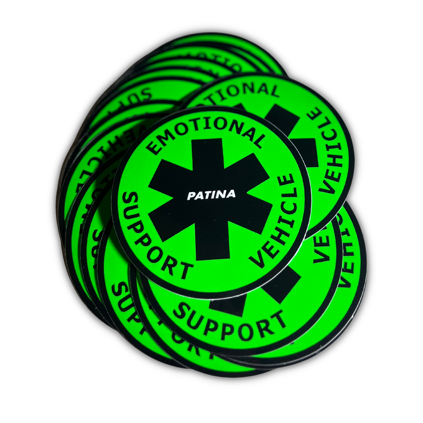 EMOTIONAL SUPPORT 4" STICKER