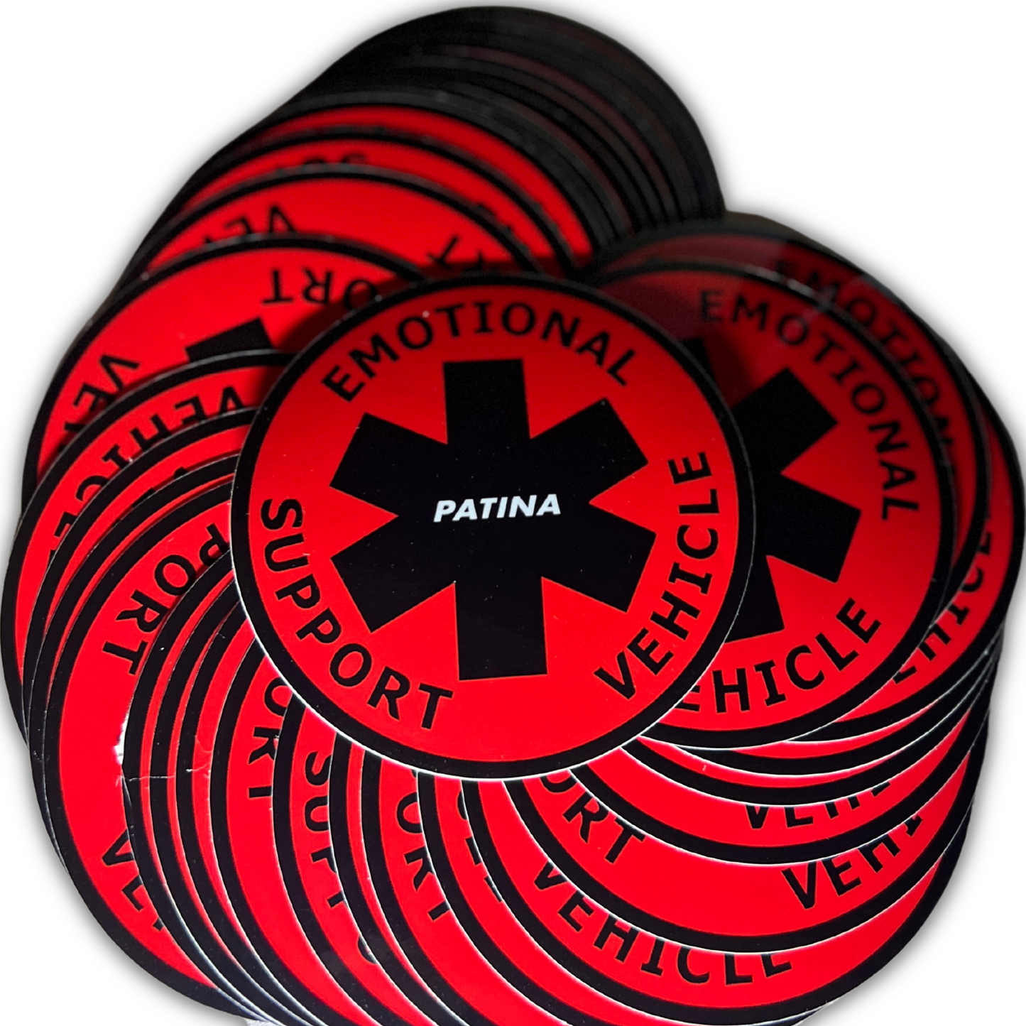 EMOTIONAL SUPPORT 4" STICKER