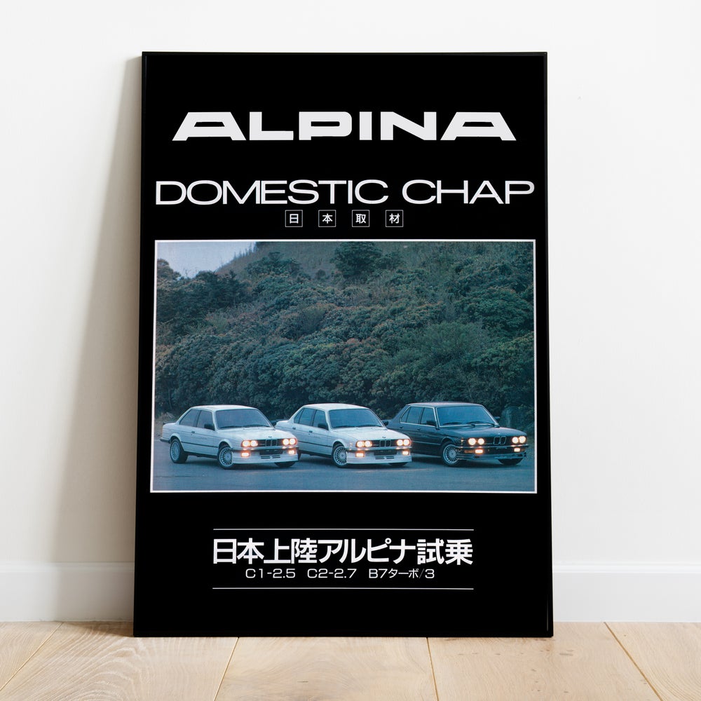 BMW ALPINA SERIES POSTER