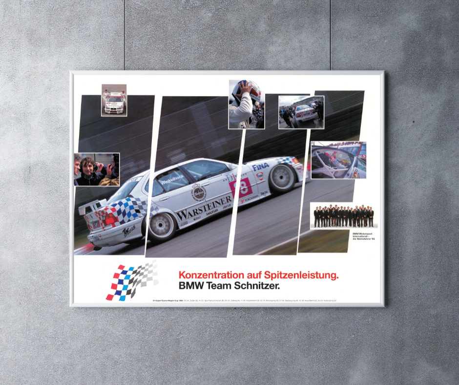BMW TEAM SCHNITZER E 36 POSTER