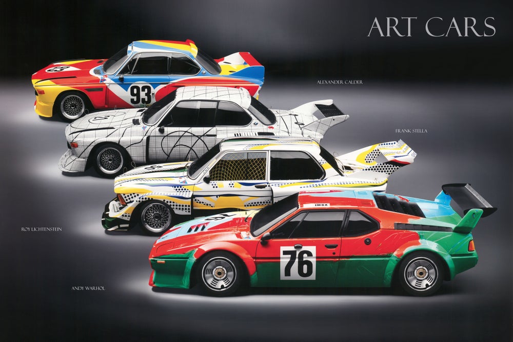 BMW ART CAR POSTER