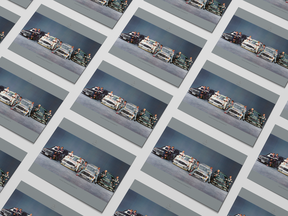 TOURENWAGEN MERCEDES 1992 POSTER