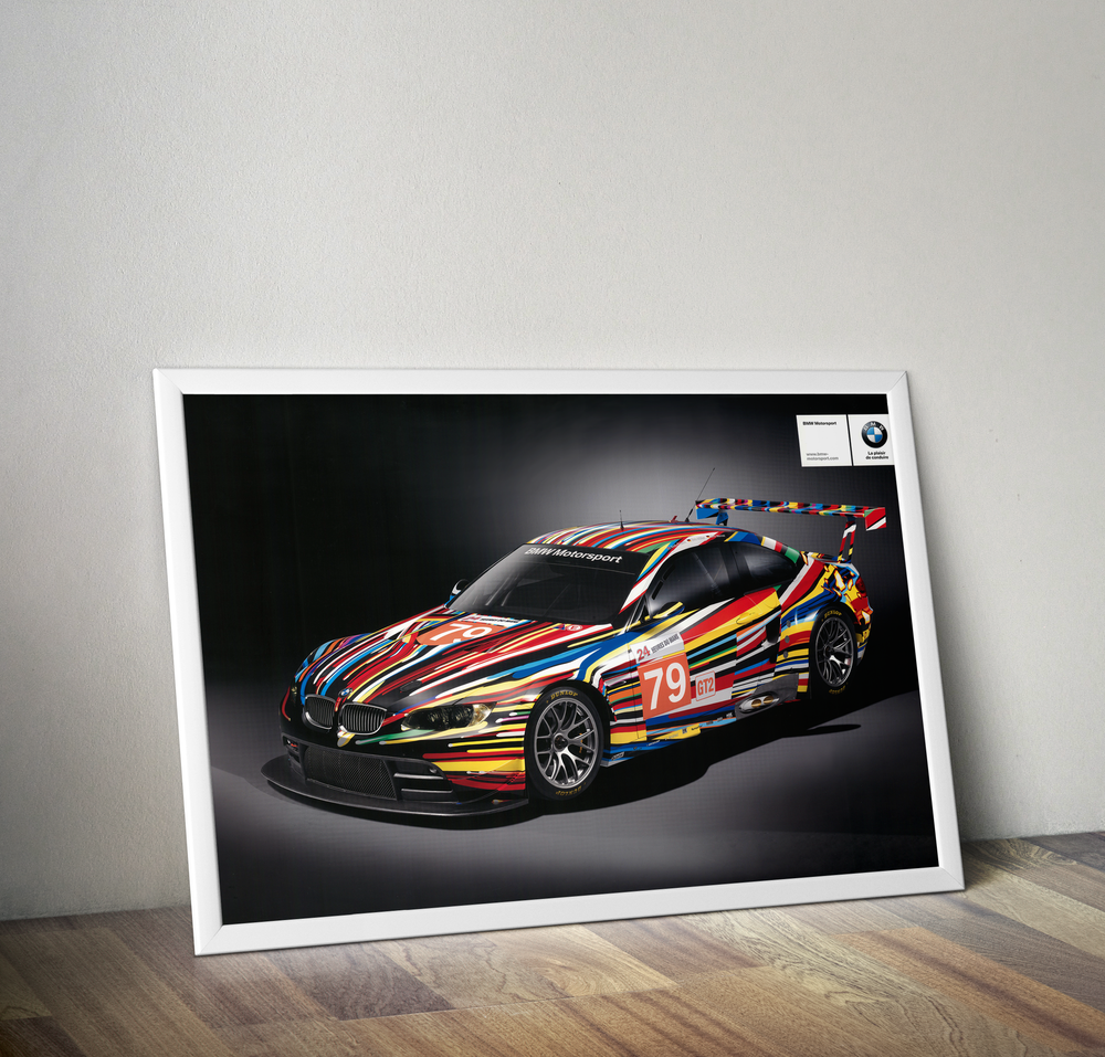 BMW M 3 E 92 GTR ART CAR POSTER