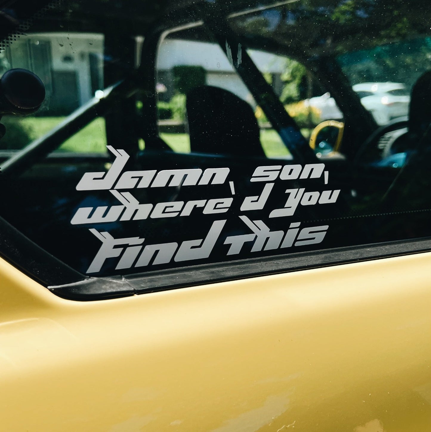 DAMN SON 7" DIE CUT STICKER