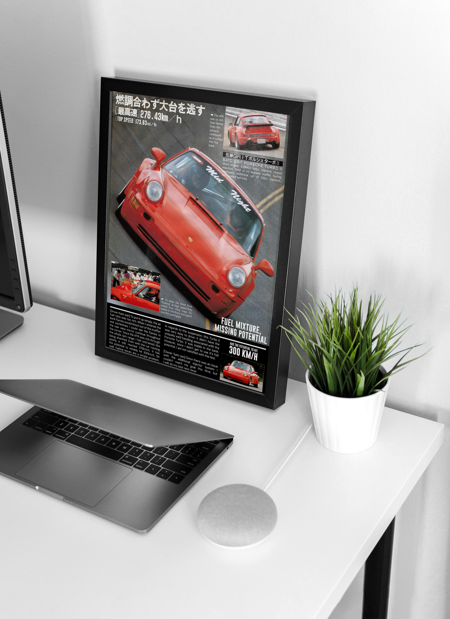 PORSCHE TURBO II POSTER