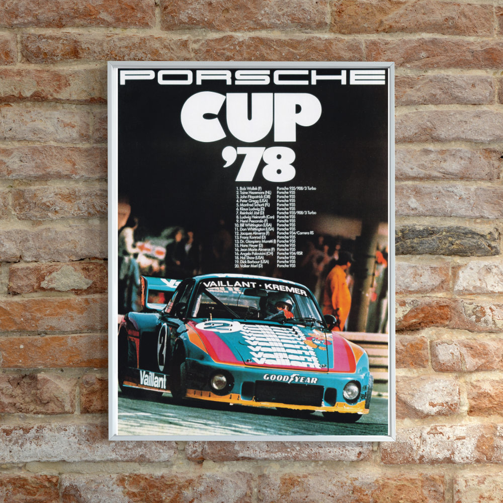 PORSCHE CUP '78 935 POSTER