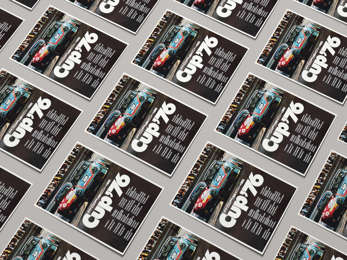 PORSCHE CUP '76 POSTER