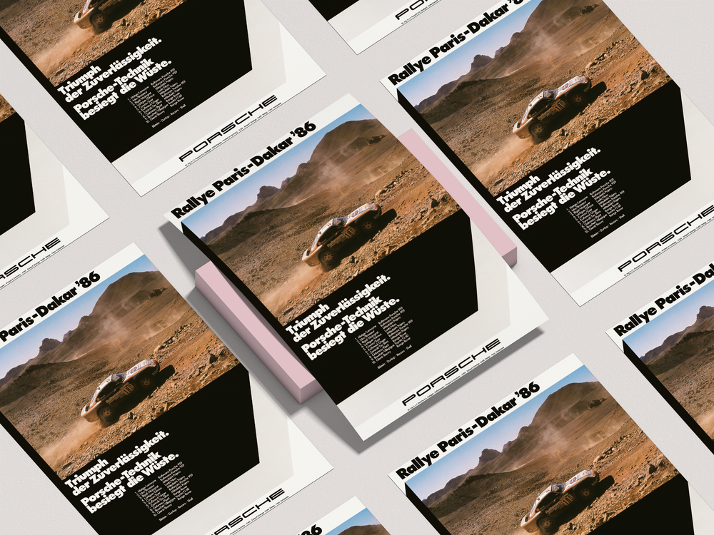 PARIS DAKAR RALLY POSTER