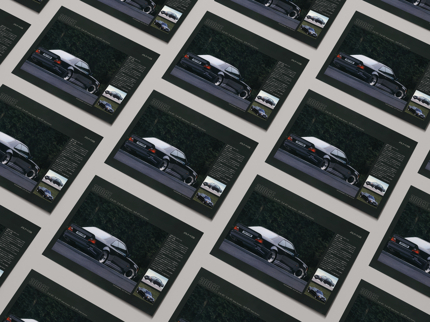 MERCEDES 300 CE AMG POSTER