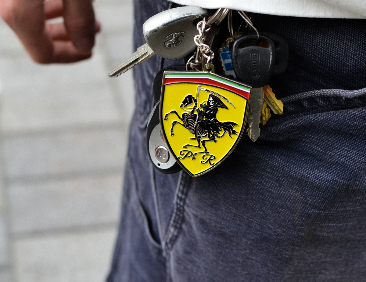 MARANELLO REAPER METAL KEYCHAIN