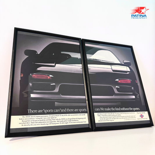 NISSAN 240SX There are ""sports cars'' and there are sports cars framed ad