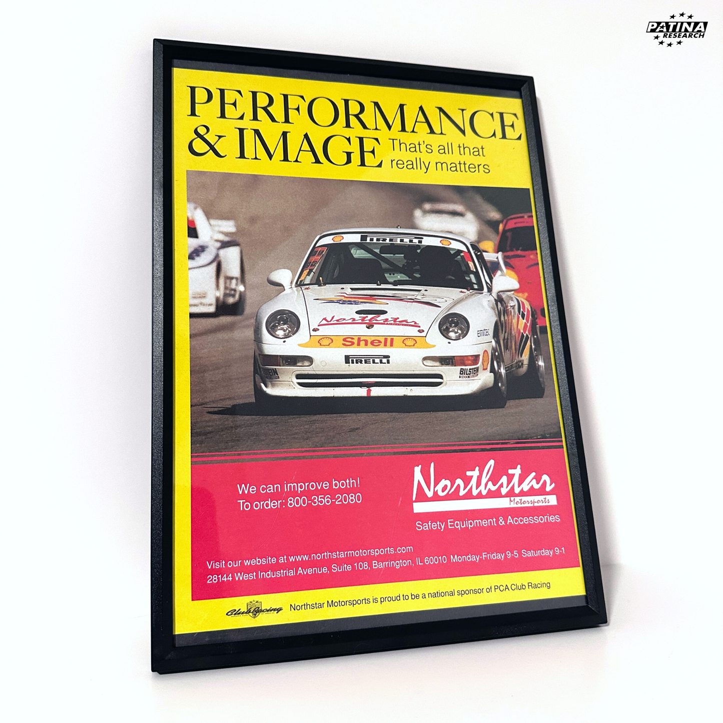 Performance & Image really matters framed ad